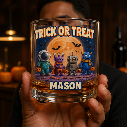 Trick or Treat – Personalized Whiskey Glass – Halloween Gift For Hím, Firends hero-6a870ed6a44b4072fc2e05b1.png