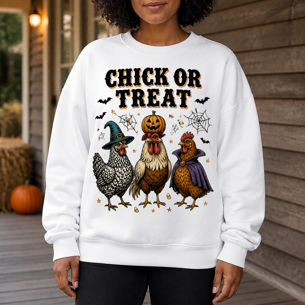 Chick or Treat – Sweatshirt – Halloween Gift hero-6a87107ea44b4072fc2e05c7.png