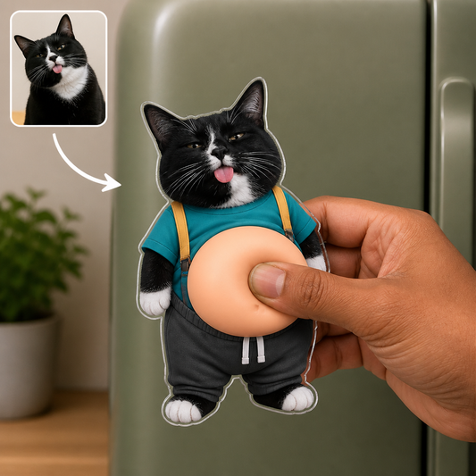 Custom Pet Photo Belly Magnet – Funny Personalized Cat Squishy Belly Gift for Cat Mom hero-6a8bb2862ab22abf2495672e.png