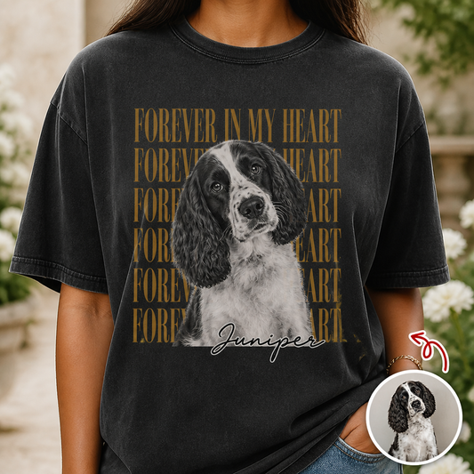 Forever in My Heart – Personalized Photo T-shirt – Memorial Gift hero-6a8bb2942ab22abf24956730.png