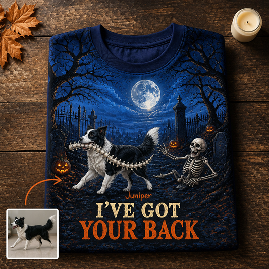 I've Got Your Back – Personalized Photo T-Shirt - All over printed – Halloween Gift hero-6a8d071dfc3bfdc4260bc5f2.png