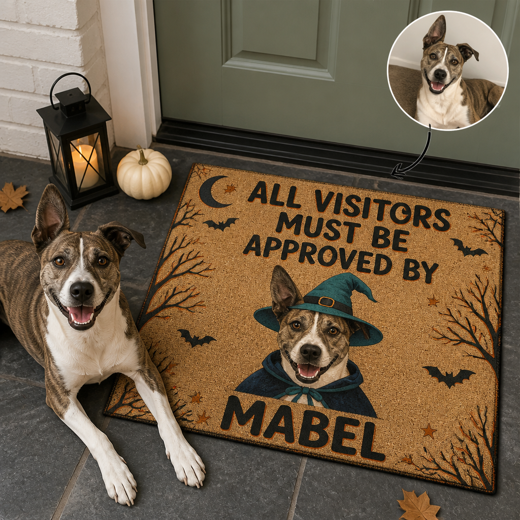 All Visitors Must Be Approved By – Personalized Photo Doormat – Halloween Gift hero-6a8d0771fc3bfdc4260bc5f8.png
