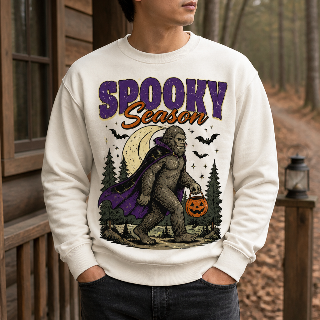 SPOOKY Season – Halloween Sasquatch Pumpkin Sweatshirt – Halloween Gift For Friends hero-6a8d82463eae2755fd829ef8.png