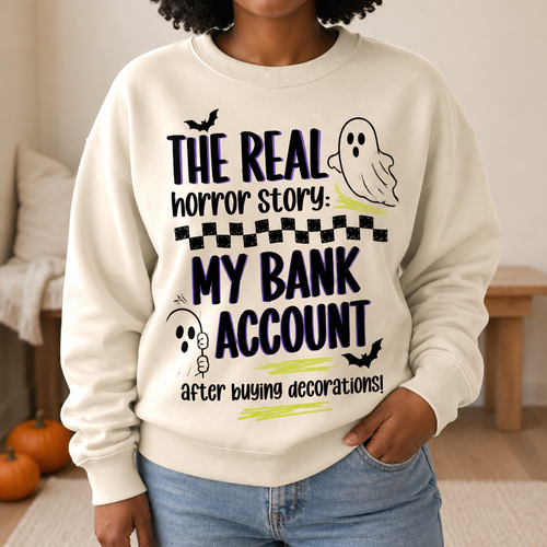 The Real Horror Story – Sweatshirt – Halloween Gift hero-6a8d82813eae2755fd829f00.png