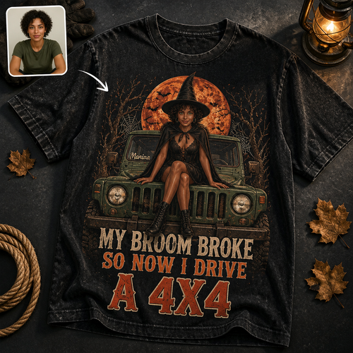 My Broom Broke Personalized Photo T-Shirt – Funny Witch Off-Road Halloween Tee, Custom Spooky Gift for Her hero-6a8e4647fa19bf7517631fc2.png
