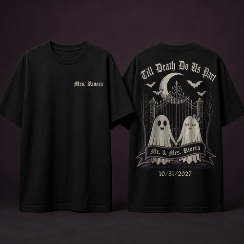 Till Death Do Us Part Ghost Couple T-Shirt – Personalized Mr. & Mrs. Halloween Wedding Shirt, Custom Bride and Groom Spooky Newlywed Gift hero-6a8e4e57fa19bf7517631fe4.png