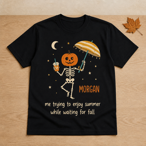 Me Trying To Enjoy Summer – Personalized T-shirt – Halloween Gift For Her/ Him hero-6a8e70a3094e3955c9e9f752.png