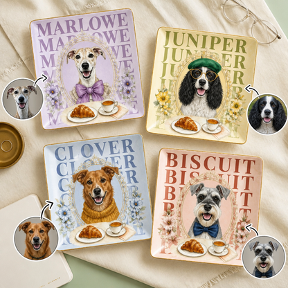 Custom Pet Portrait Jewelry Dish from Photo – Personalized Dog Name Ceramic Trinket Tray hero-6a8e98c9b3f97f2aa7a211e9.png
