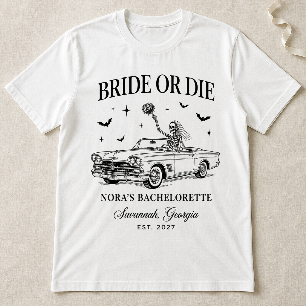 Bride or Die – Personalized T-shirt – Halloween Gift hero-6a8eb9152dde0c20e57c7254.png