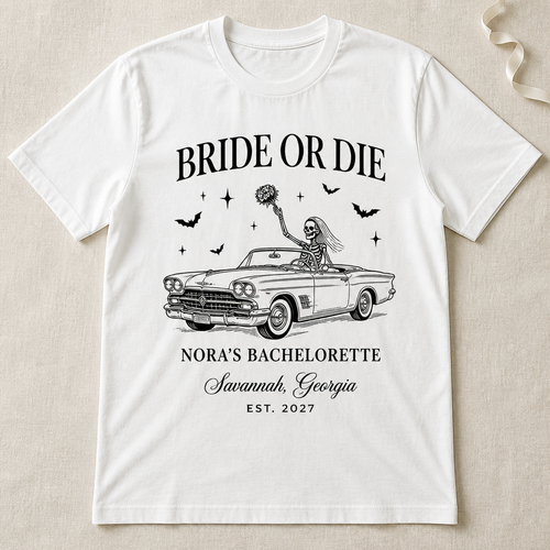 Bride or Die – Personalized T-shirt – Halloween Gift hero-6a8eb9152dde0c20e57c7254.png