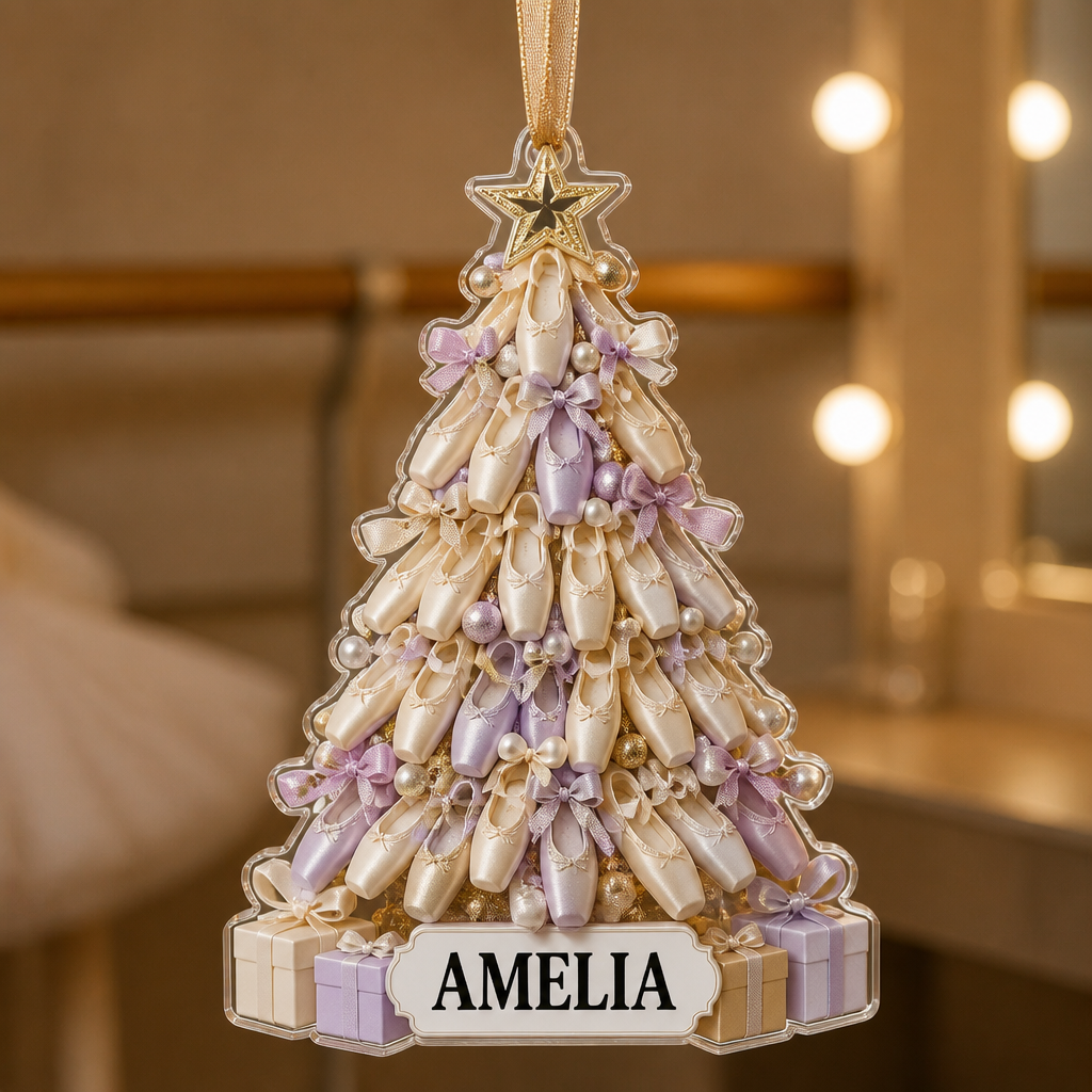 Custom Name Ballet Shoe Christmas Tree Acrylic Keepsake, Magical Christmas Gift hero-6a8fa465f5c63b4c5451144d.png