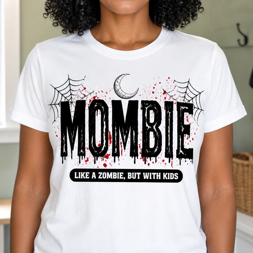 Mombie Life Halloween T-Shirt – Funny Mom Shirt for Tired Moms, Spooky Halloween Gift hero-6a91521814576110900f2c94.png