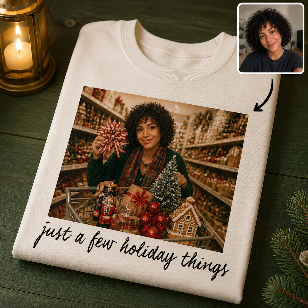 Just a few holiday things – Personalized Photo T-shirt – Christmas Gift For Hers hero-6a9152e530e71274eb7be453.png