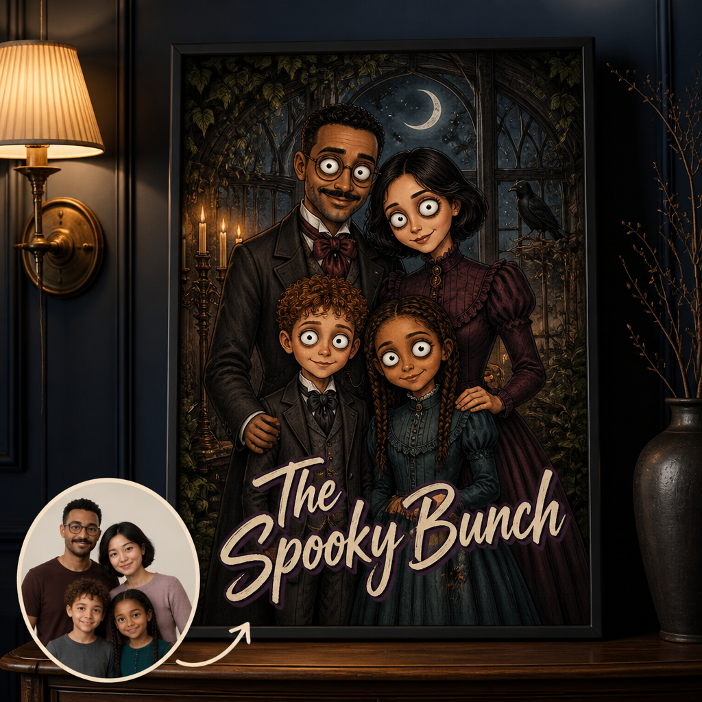 Personalized Family Photo Canvas – Custom Gothic Halloween Portrait, Creepy-Cute Victorian Wall Art & Family Gift hero-6a923de03a3b40253d05518d.png