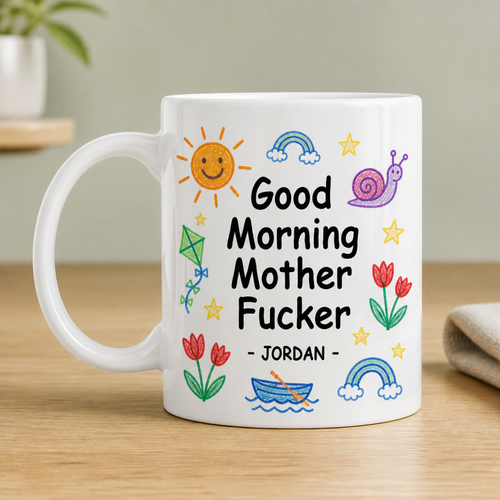 Rise & Roast, Bestie – Personalized Funny Good Morning Mug – Custom Name Friendship Gift hero-6a94e75c6634ba88d6499e0a.png