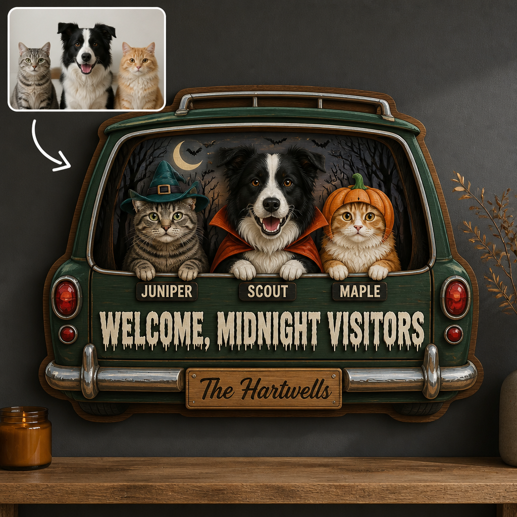 Welcome, Midnight Visitors – Personalized Photo Wood Sign – Halloween Gift hero-6a98d94725920d94b7eca2e1.png