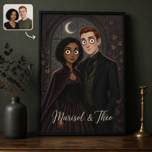Custom Gothic Couple Portrait Canvas from Photo – Personalized Spooky Halloween Wall Art, Dark Romance Keepsake, Unique Anniversary Gift for Couples hero-6a98e393c22cdfefd98f32a2.png