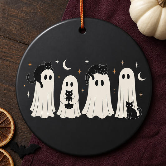 Boo Crew & Black Cats Ornament – Whimsical Ghost Halloween Keepsake, Cute Spooky Tree Decor for Cat Lovers hero-6a98e9adbe65ed27b317c19e.png