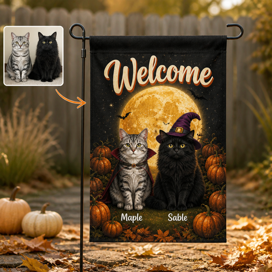 Welcome – Personalized Photo Flag – Halloween Gift hero-6a98ec99fd8d2c2bf0ea7704.png
