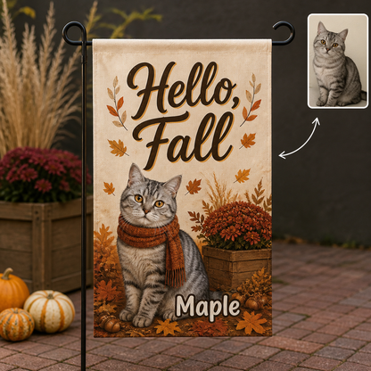 Hello, Fall – Personalized Photo Flag – Fall Gift hero-6a98ecc8fd8d2c2bf0ea7708.png