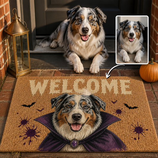 Welcome – Personalized Photo Doormat – Halloween Gift hero-6a98ed07be65ed27b317c1a7.png
