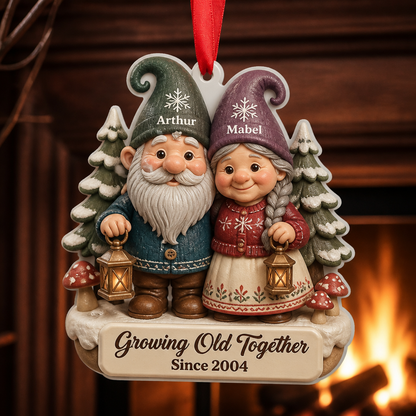Growing Old Together Personalized 3D Gnome Couple Ornament – Custom Names & Year Christmas Keepsake, Sweet Anniversary Gift for Husband & Wife hero-6a9918ee77ddd87c0caf5f6e.png