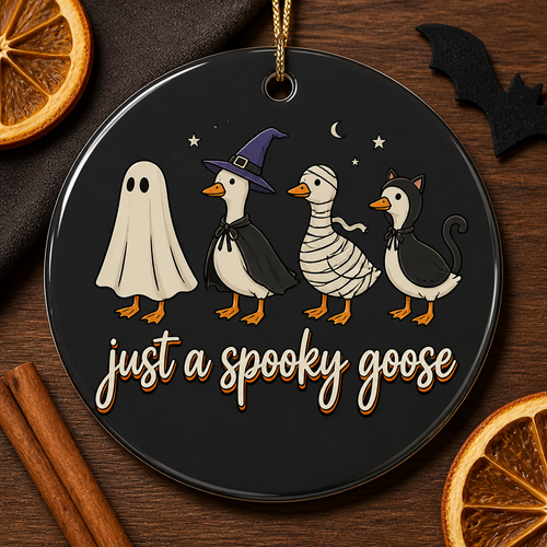 Just A Spooky Goose – Vintage Ornament – Funny Halloween Gift hero-6a992e48719cddc2f9a3438e.png