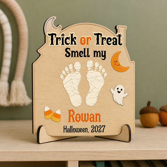 Trick or Treat Smell my – Personalized 2-Layer Standing Wooden Plaque – Cute Halloween Gift hero-6a9a44a7a2af8c10a070ea22.png