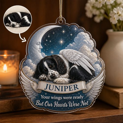 Your wings were ready – Personalized Photo Personalized 3D Ornament – Memorial Gift hero-6a9a4c0bf577b16775fa66a5.png