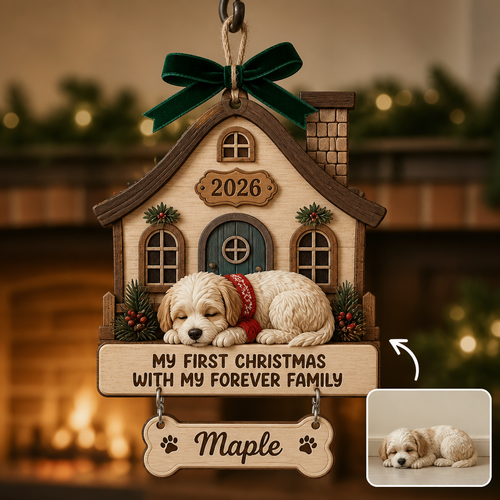 My First Christmas – Personalized Photo Personalized 3D Ornament – Christmas Gift hero-6a9a68ab26df408657d38fae.png