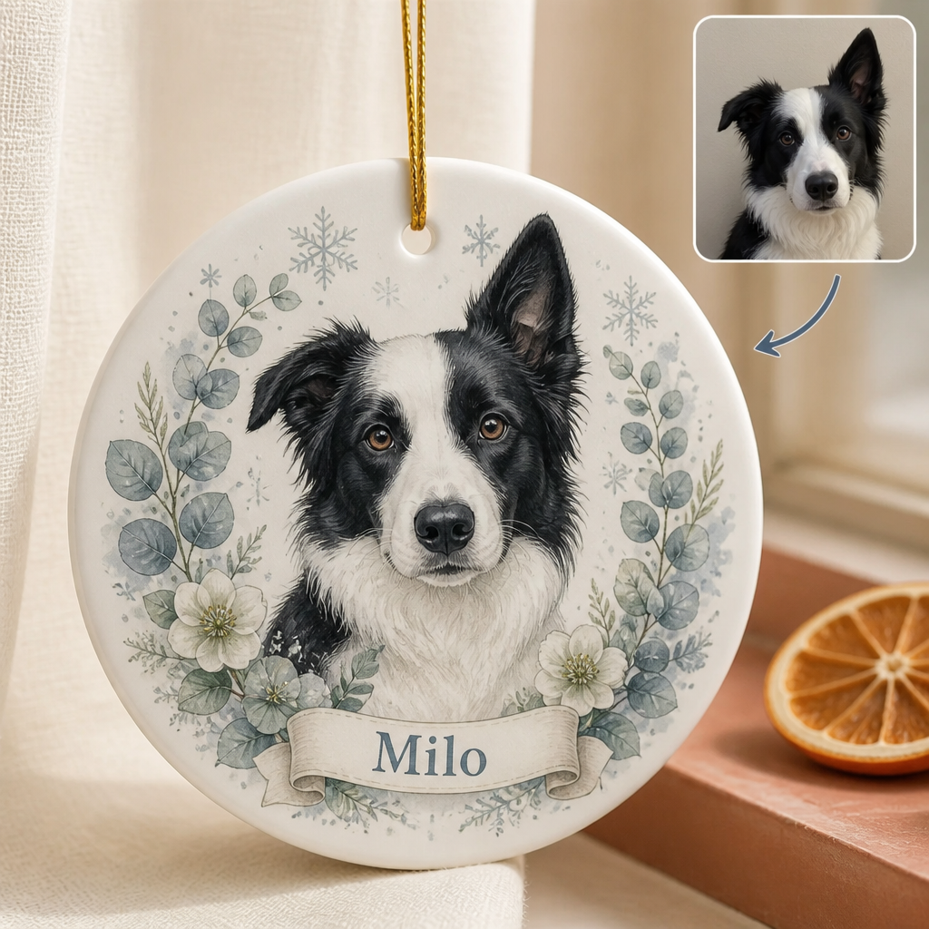 Custom Pet Portrait Ornament – Personalized Watercolor Keepsake hero-6a9b805d02af23c848c98beb.png