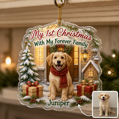 My 1st Christmas – Personalized Photo Personalized 3D Ornament – Christmas Gift hero-6a9b81d7a3125b38d22559a6.png