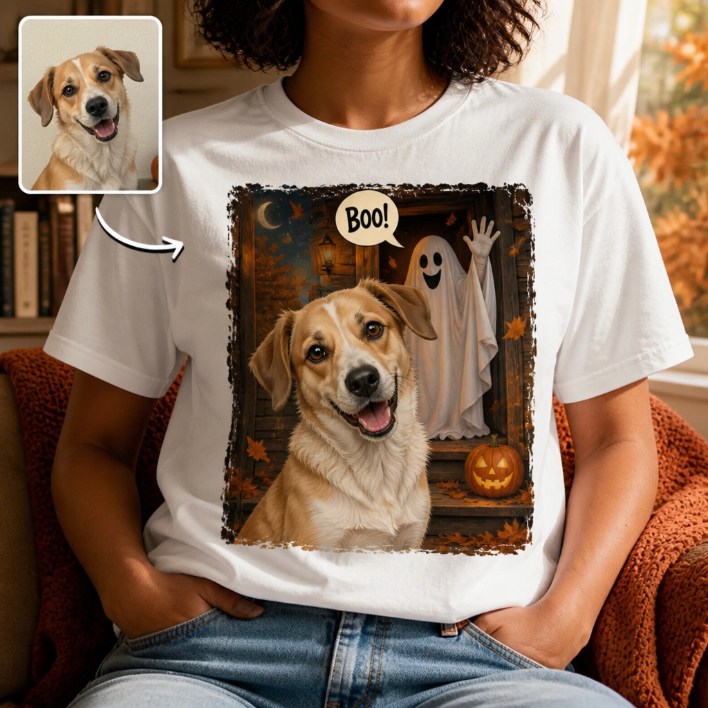 Boo! – Personalized Photo T-shirt – Halloween Gift hero-6a9e2597eb036db78b3c0c4e.png