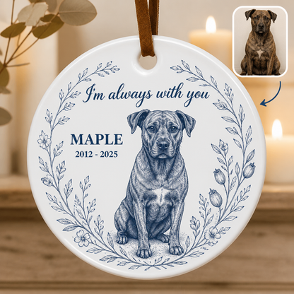 I’m always with you – Personalized Photo Ornament – Christmas Gift hero-6a9e275dd6c7d4d7590be819.png