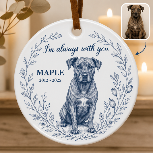 I’m always with you – Personalized Photo Ornament – Christmas Gift hero-6a9e275dd6c7d4d7590be819.png
