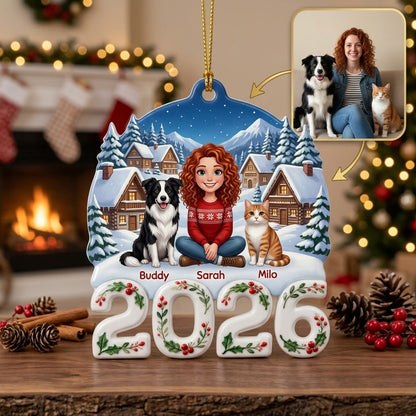 Personalized 2026 Ornament – Girl with Dog & Cat, Custom Names hero-6a9e2fbbfe70bf0bb7d848c4.jpg