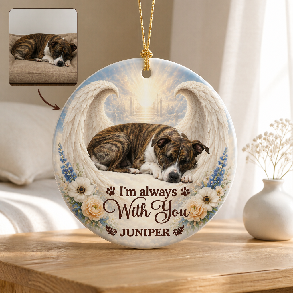 I’m always With You – Personalized Photo Ornament – Memorial Gift hero-6a9f7f3a6891185e947fbb3b.png