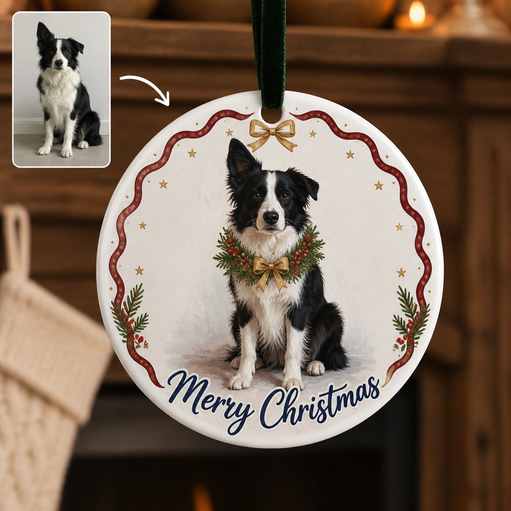 Merry Christmas – Personalized Photo Ornament – Christmas Gift hero-6a9f7fb66891185e947fbb41.png