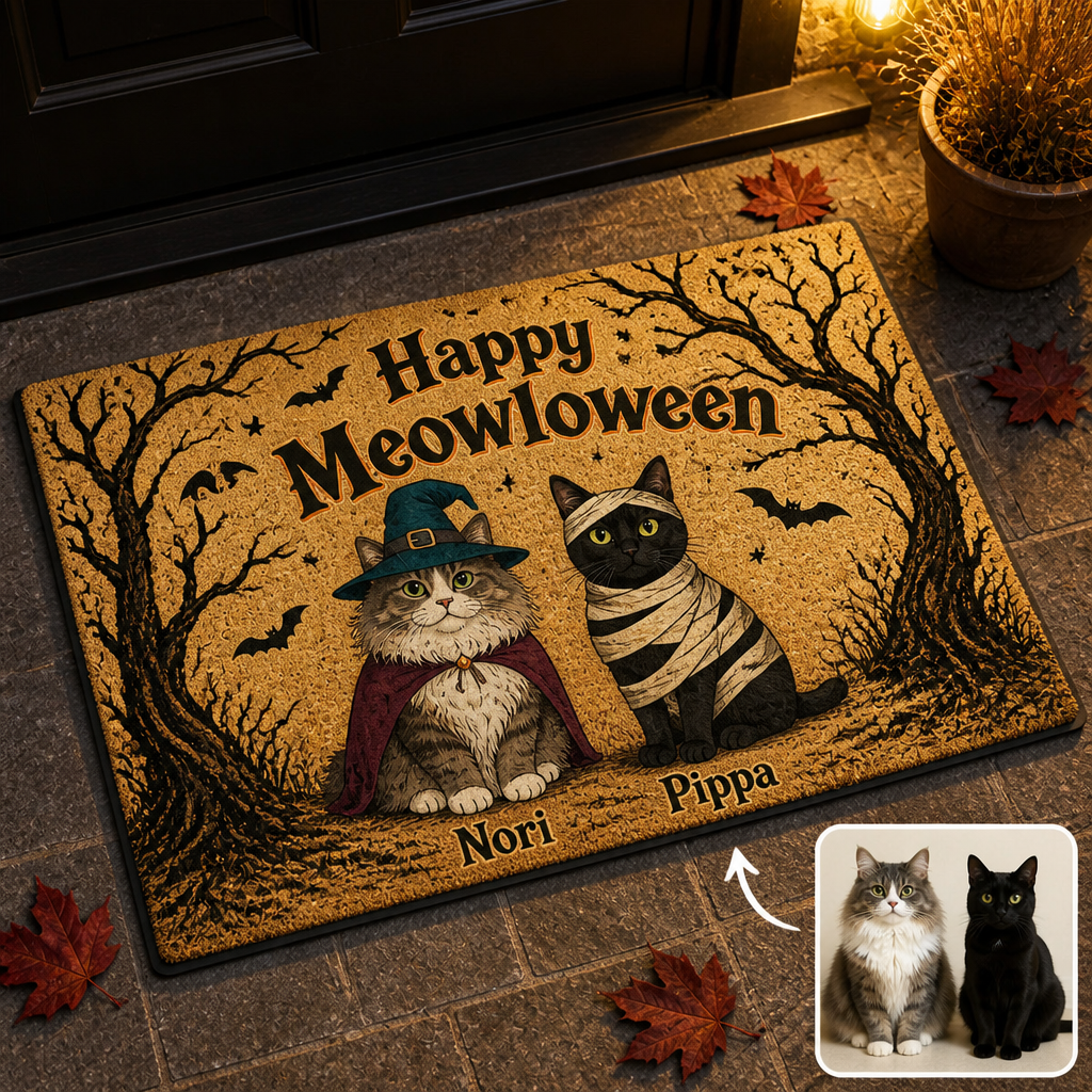 Happy Meowloween – Personalized Photo Doormat – Halloween Gift hero-6aa0cfe8a7bbc4d46170803c.png