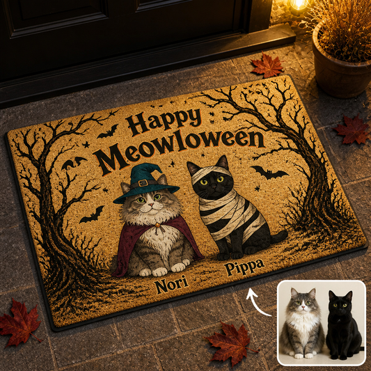 Happy Meowloween – Personalized Photo Doormat – Halloween Gift hero-6aa0cfe8a7bbc4d46170803c.png
