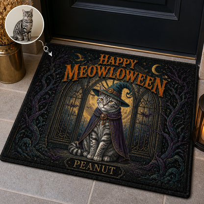 Happy Meowloween Peanut – Personalized Photo Doormat – Halloween Gift hero-6aa0cff3a7bbc4d46170803e.png