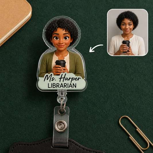 3D Effect Teacher Coworker Boss With Name - Personalized Badge Reel - Gift For Worker, Friends, Colleague hero-6aa12aeae12bd7d06f3773de.png