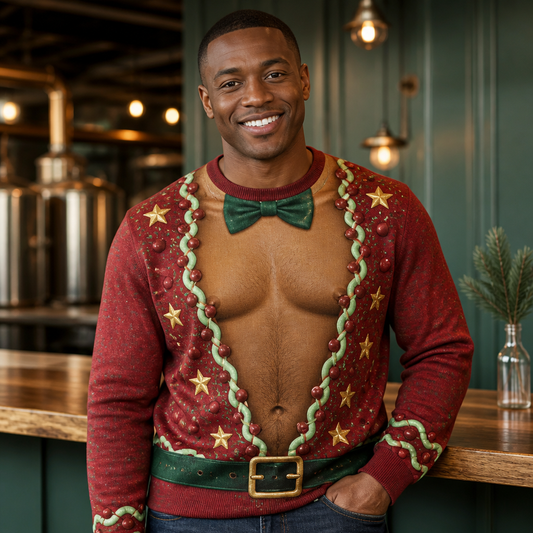 Custom Funny Ugly Sweatshirt - Personalized Christmas Birthday Gifts For Husband, Son, Grandson, Brother, Grandpa, Dad, Yourself - Bringing The Heat This Season hero-6aa6ace99edfda9a03a4e2ef.png