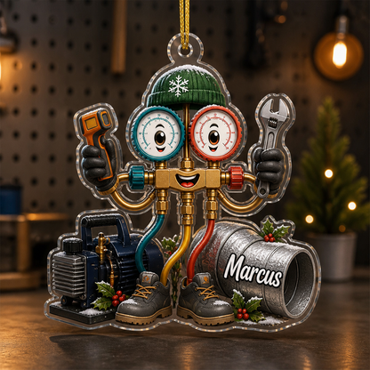 Custom HVAC Tech Ornament – Personalized Name Gift for AC & Heating Pros hero-6ab0aae83beb3cd534bc5eea.png