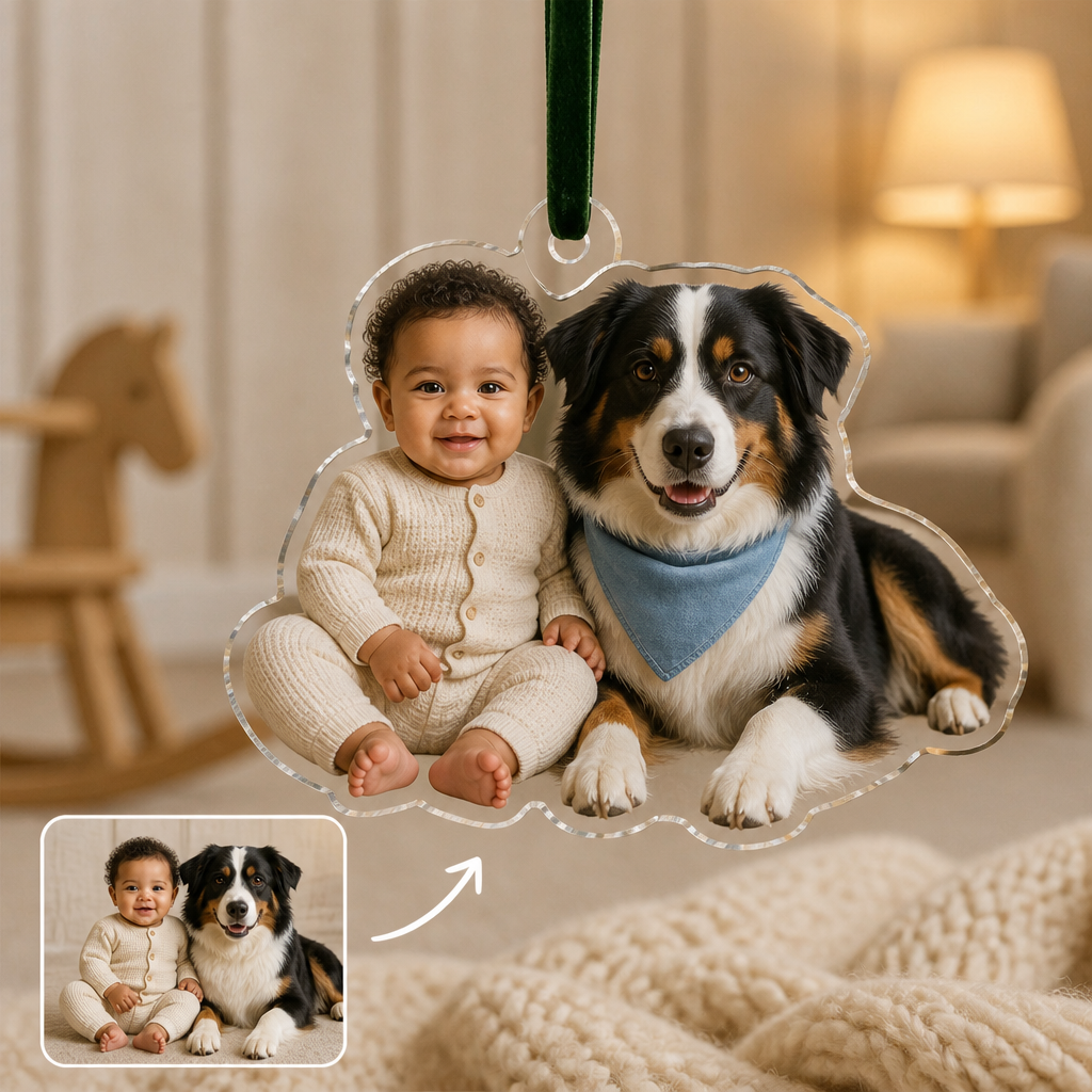 Custom Photo Ornament – Your Picture Cut to Shape, Clear Acrylic hero-6ab236b8304721d650fb0e11.png