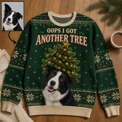 Oops I Got Another Tree – Personalized Photo Ugly Sweatshirt – Christmas Gift hero-6ab34a3c2a7f15d1cd7ece1a.png