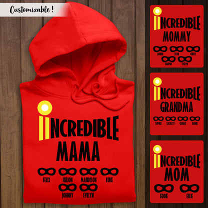 Incredible Mommy Custom Name - Personalized Apparel - Gift For Mom hoodie-FB.jpg