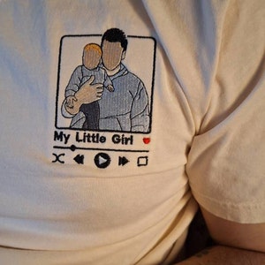 Custom Embroidered Family Portrait Shirt - Father's Day Gift - Personalized Dad Shirt - Embroidered Photo Shirt - Comfort Color Music Shirt iap_300x300.5857455677_skx1j218.jpg
