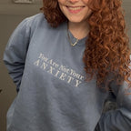 Comfort Colors Embroidered Sweatshirt, Custom Embroidery Crewneck, Custom Sweatshirt, Embroidered Crewneck, Custom Embroidered