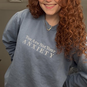 Comfort Colors Embroidered Sweatshirt, Custom Embroidery Crewneck, Custom Sweatshirt, Embroidered Crewneck, Custom Embroidered